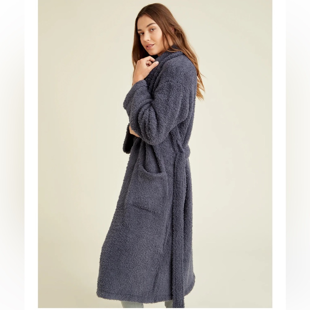 Barefoot Dreams Slate Blue CozyChic Adult Robe